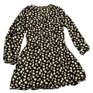 Primark Black floral dress